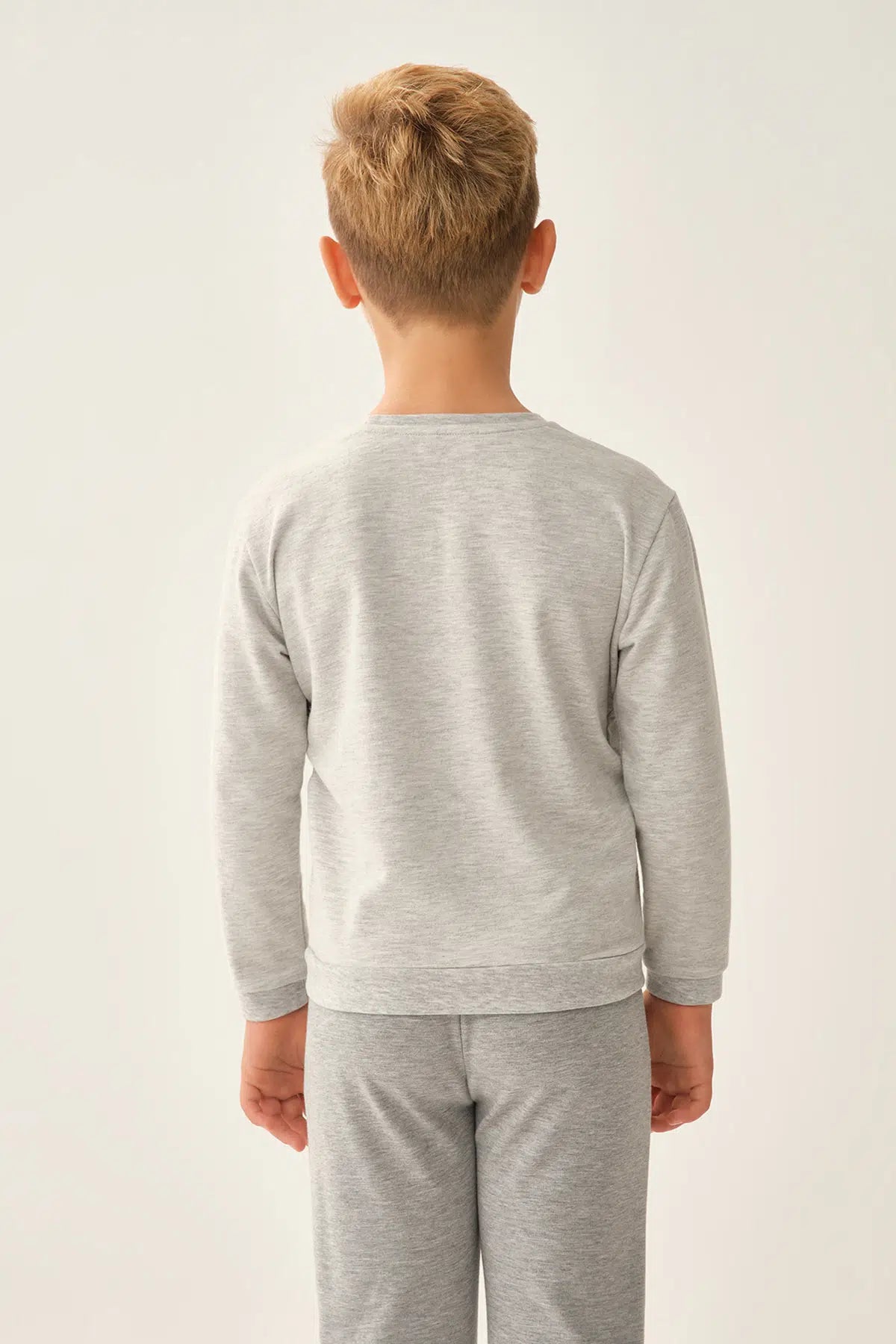 Gri Erkek Çocuk Sweatshirt