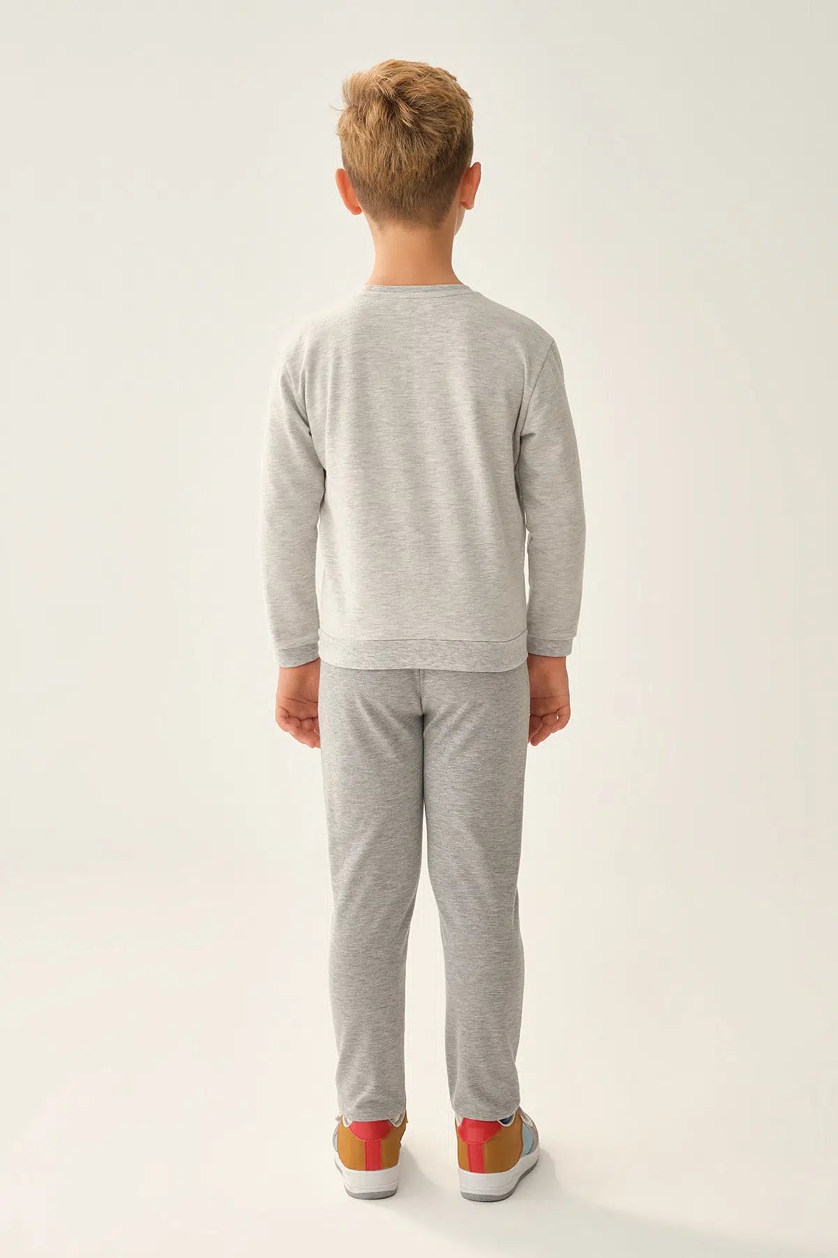 Gri Erkek Çocuk Sweatshirt