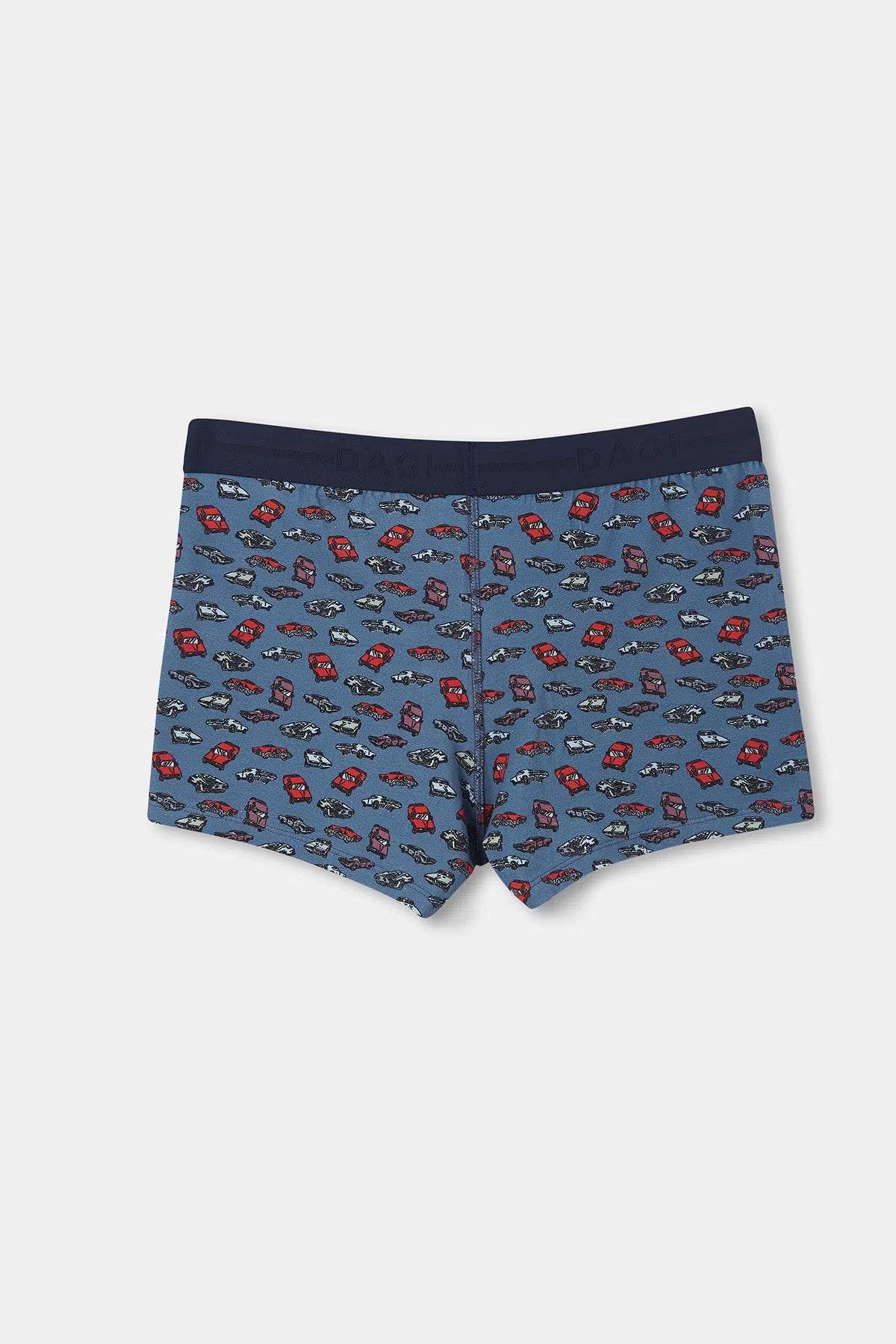 Yeşil D-Men Desenli Compact Penye Boxer