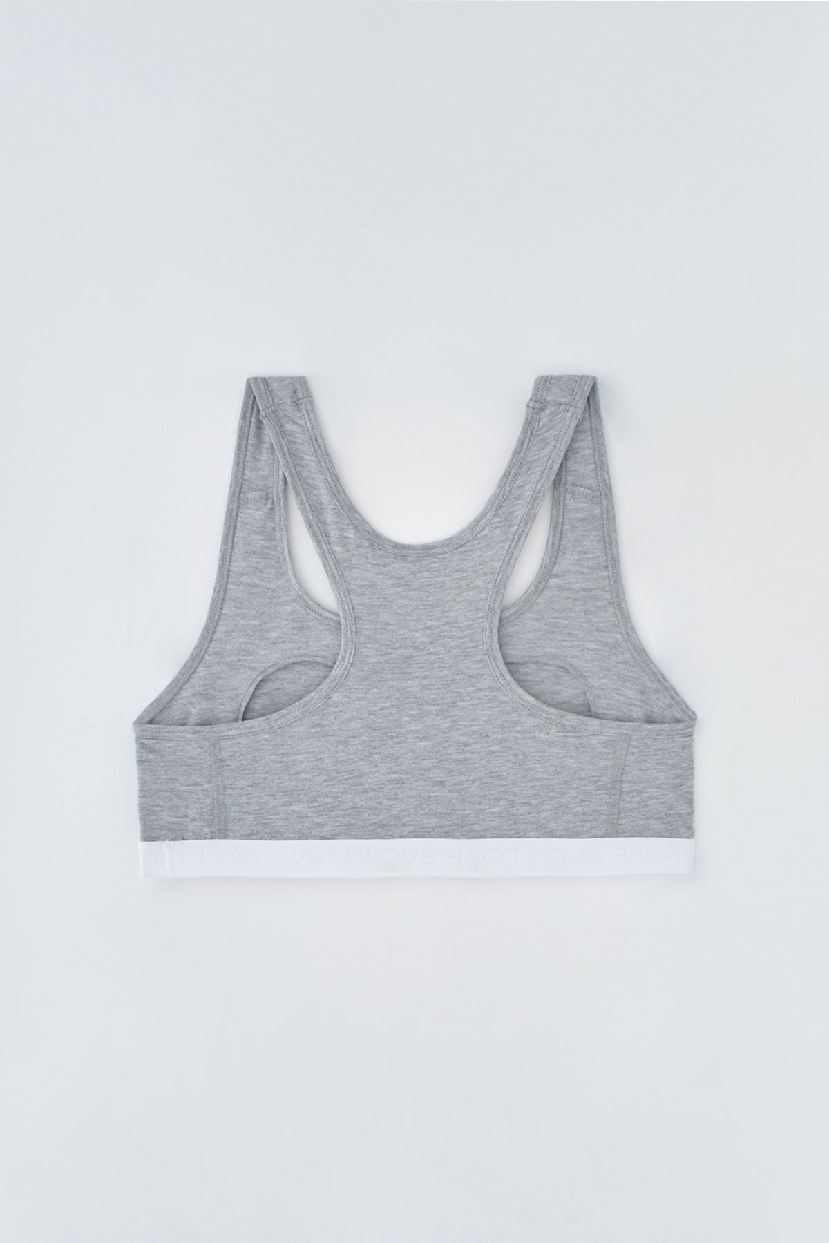 Gri Emzirme Sporcu Sütyeni