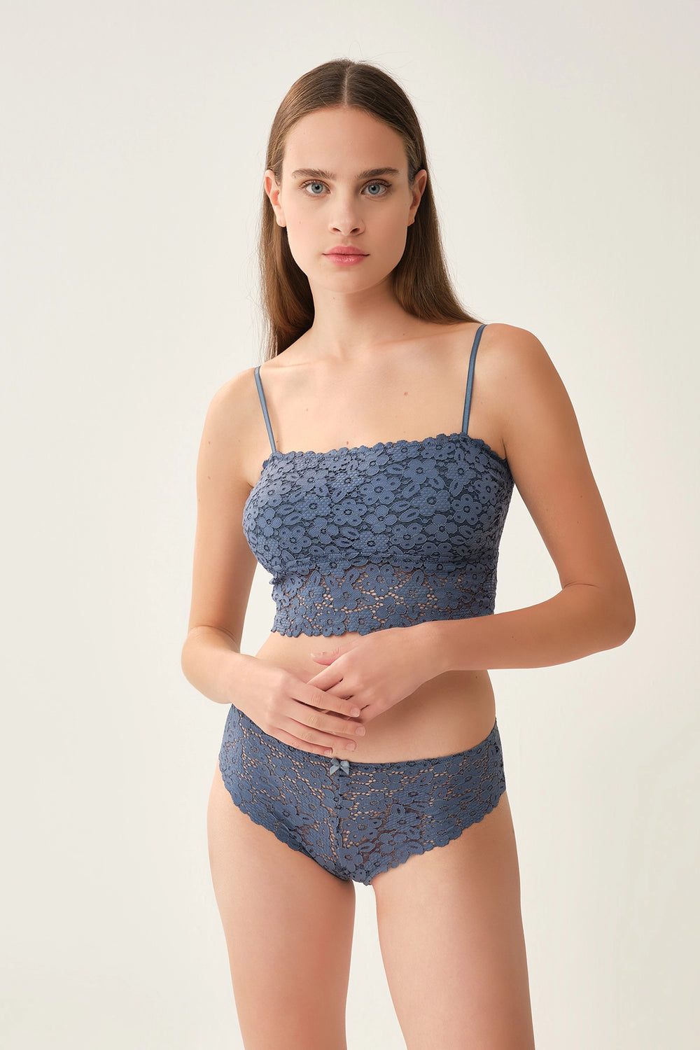 Petrol Balensiz Straplez Büstiyer Sütyen