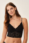 Siyah Üçgen Bralet Sütyen