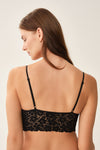 Siyah Üçgen Bralet Sütyen