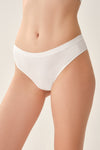Beyaz Seamless Tanga
