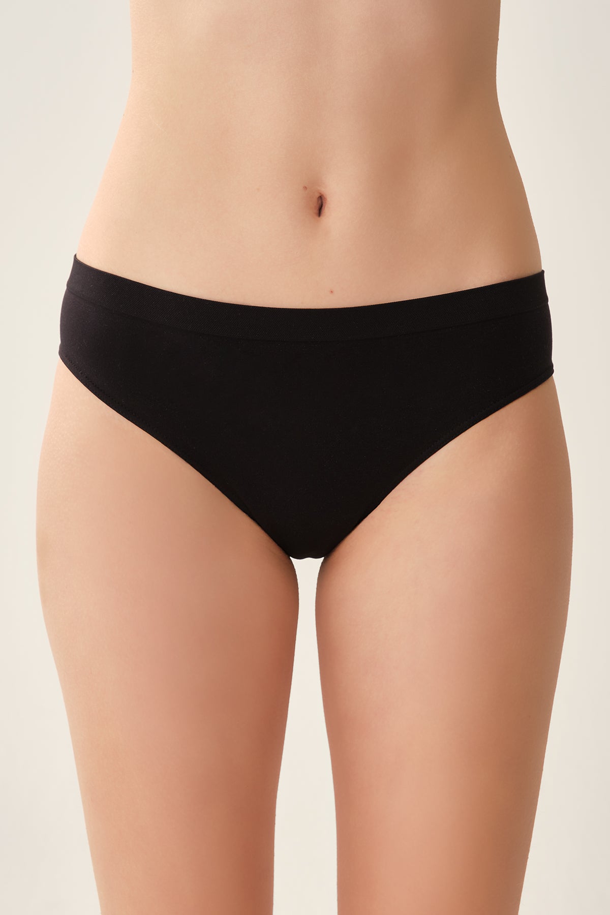 Siyah Seamless Tanga