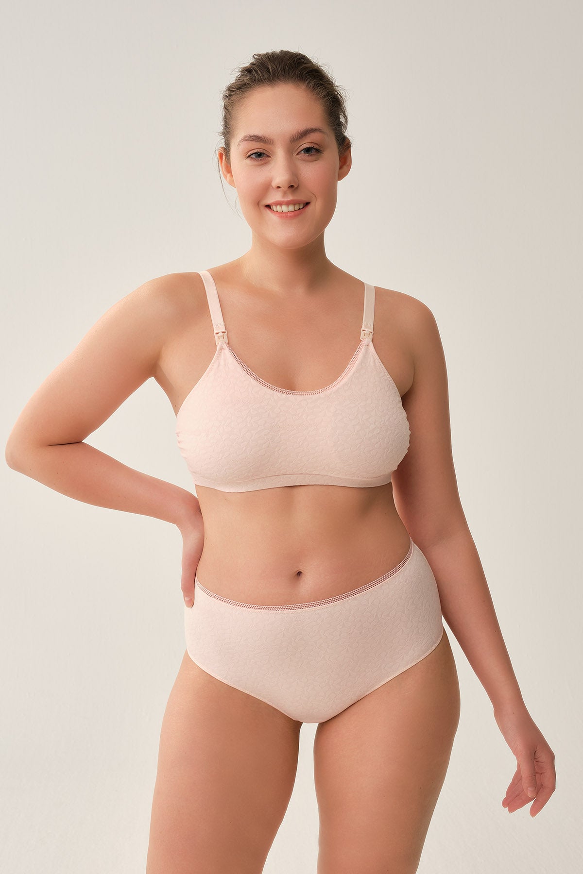 Pembe Desenli Hamile Külot