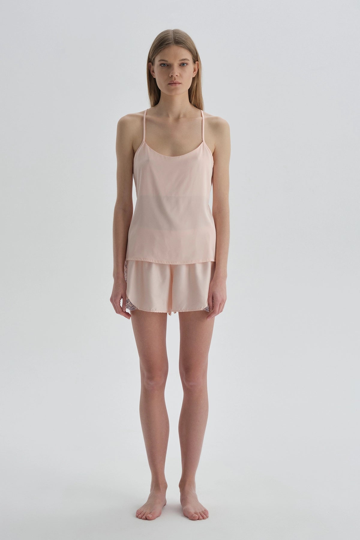 Pembe Camisole PIjama Üstü