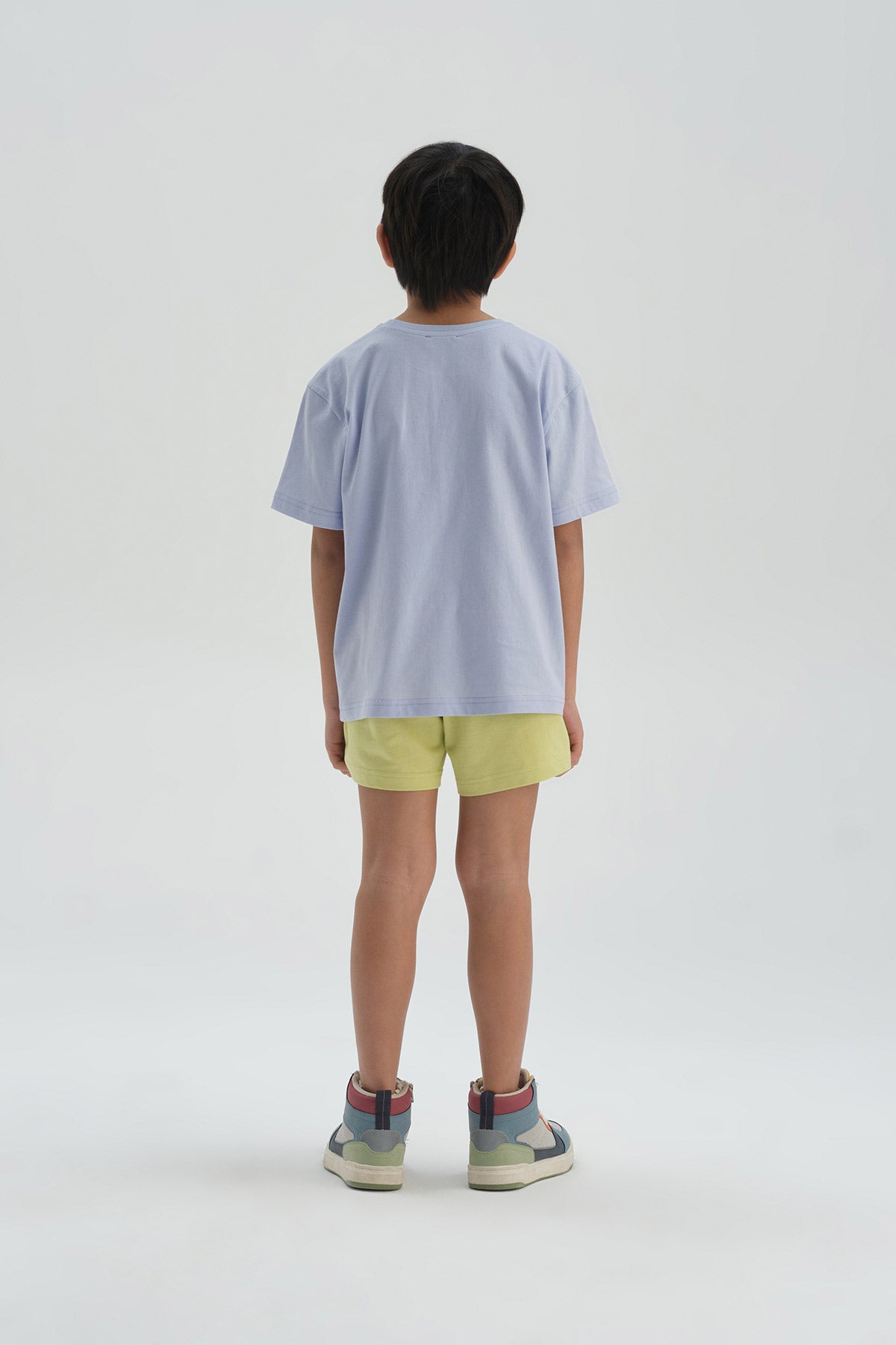 Sarı Erkek Çocuk Pamuklu Şort