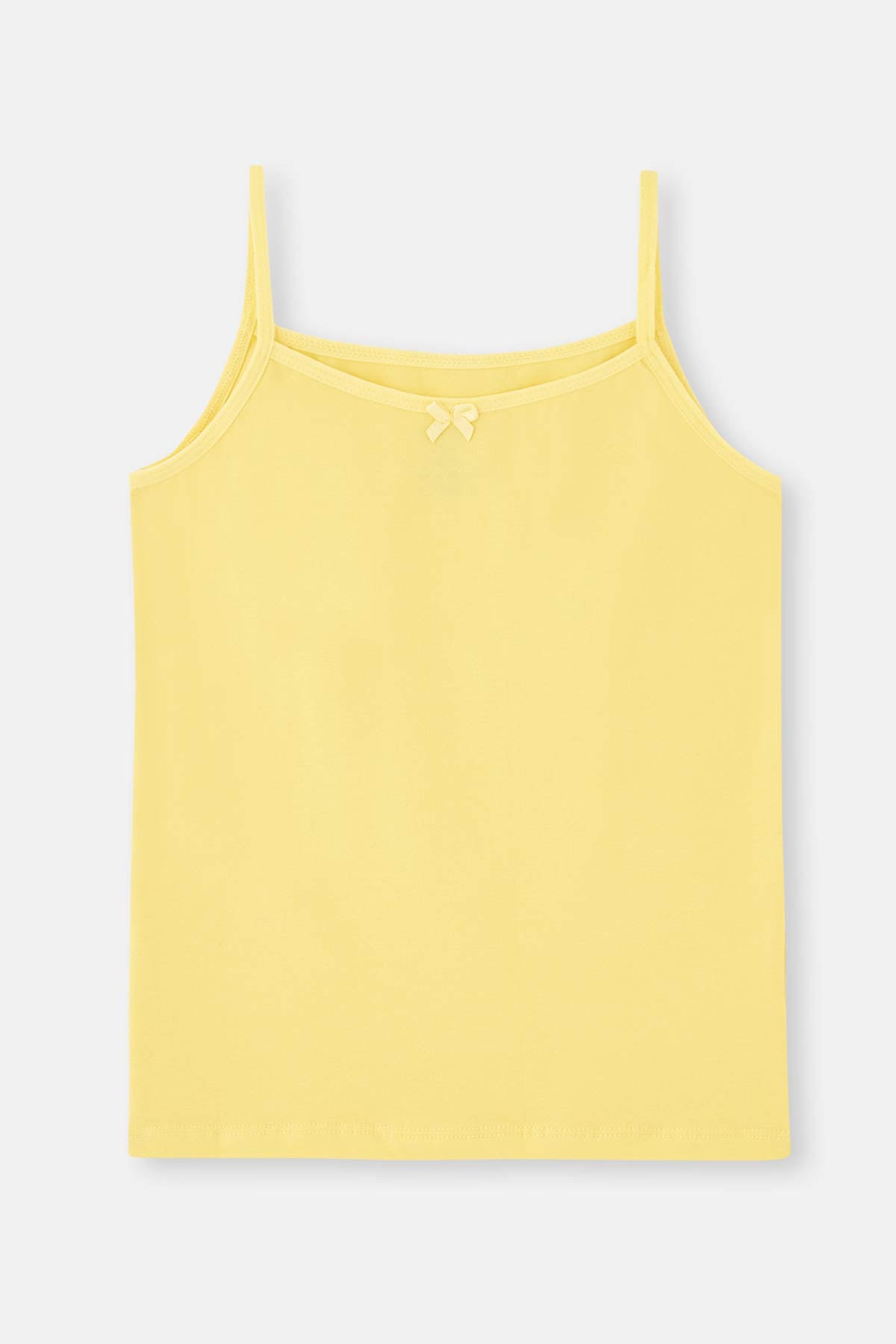 Lila - Sarı 2 Li Ince Askılı Atlet