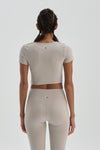 Gri Dagi Active Crop T-Shirt