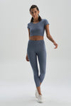 Mavi Dagi Active Crop T-Shirt