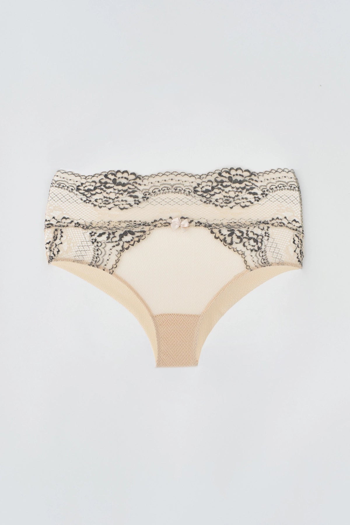 Somon Yüksek Bel Dantelli Slip Külot