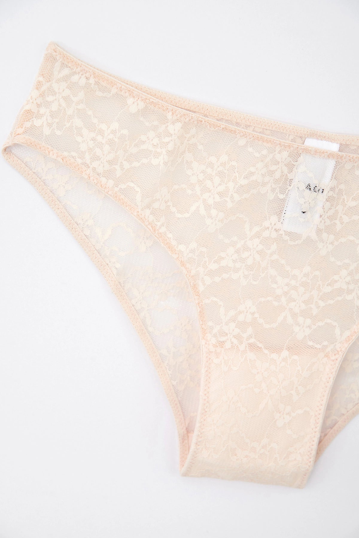 Pınk Nude Dantelli Slip