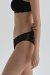 Siyah Dantelli Slip