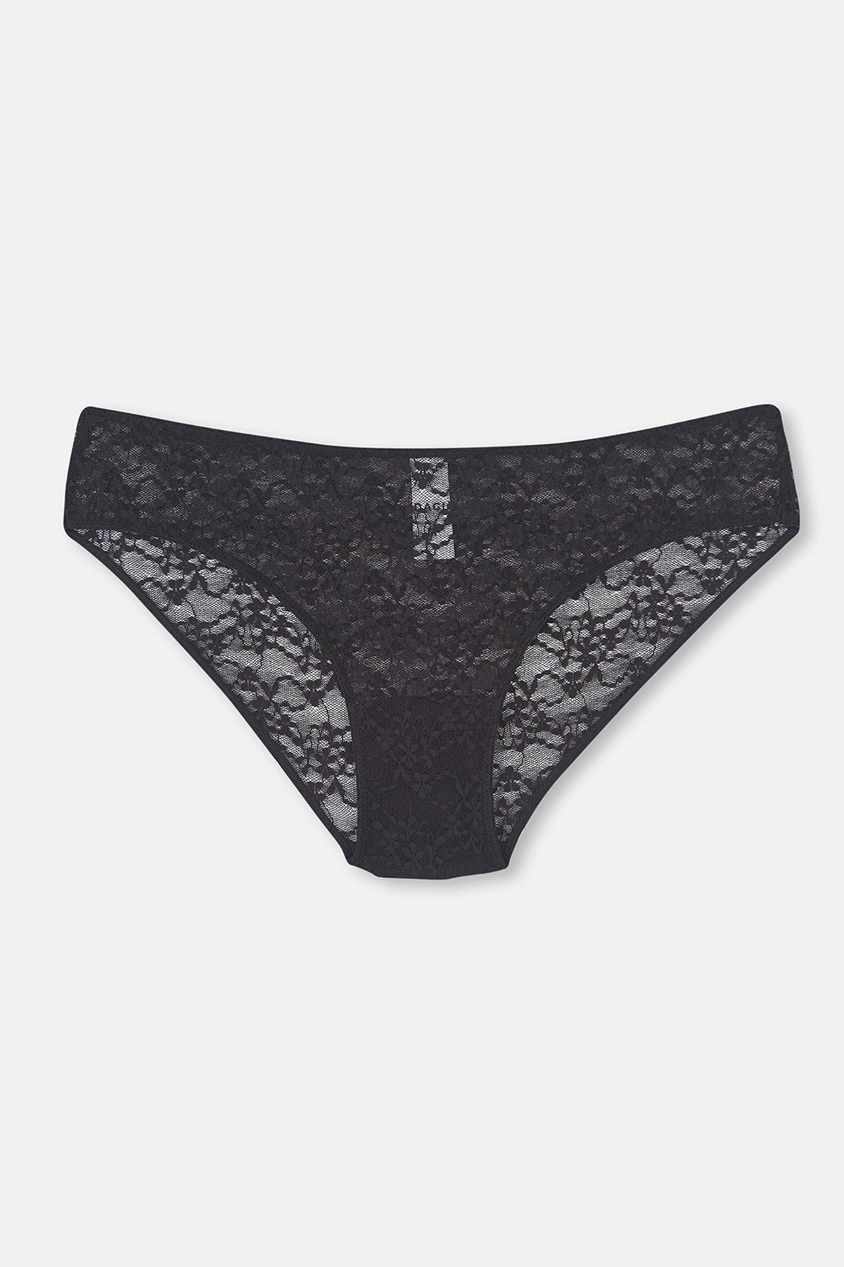Siyah Dantelli Slip