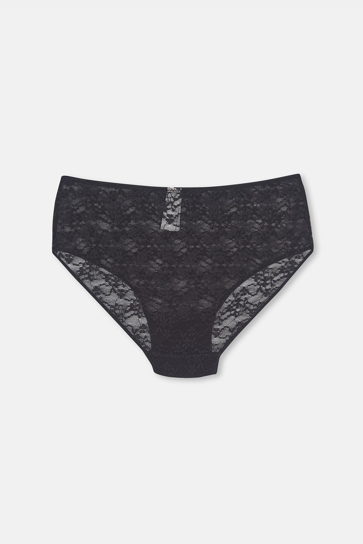 Siyah Yüksek Bel Slip