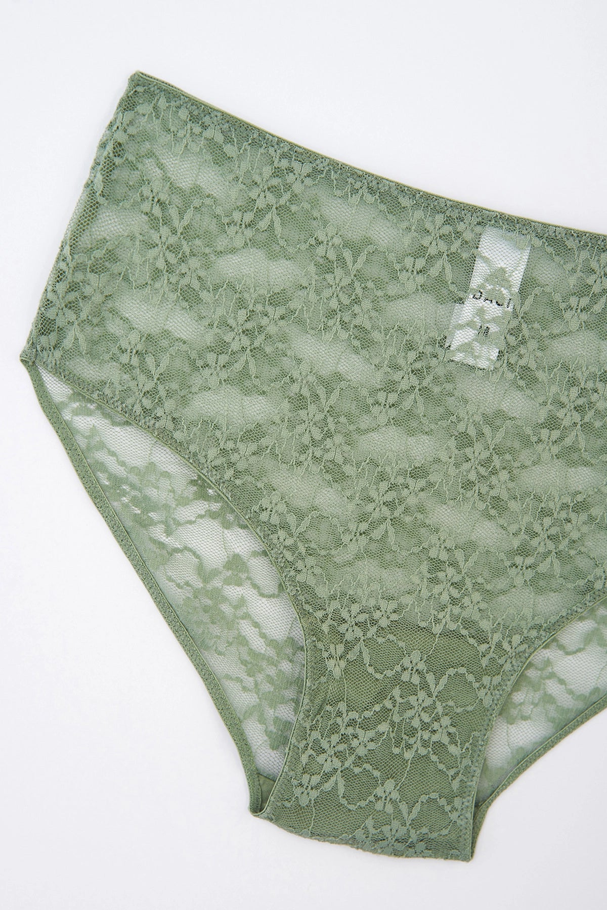 Yeşil Yüksek Bel Slip