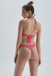 Fuşya Yarı Dolgulu Balenli Bikini Üstü