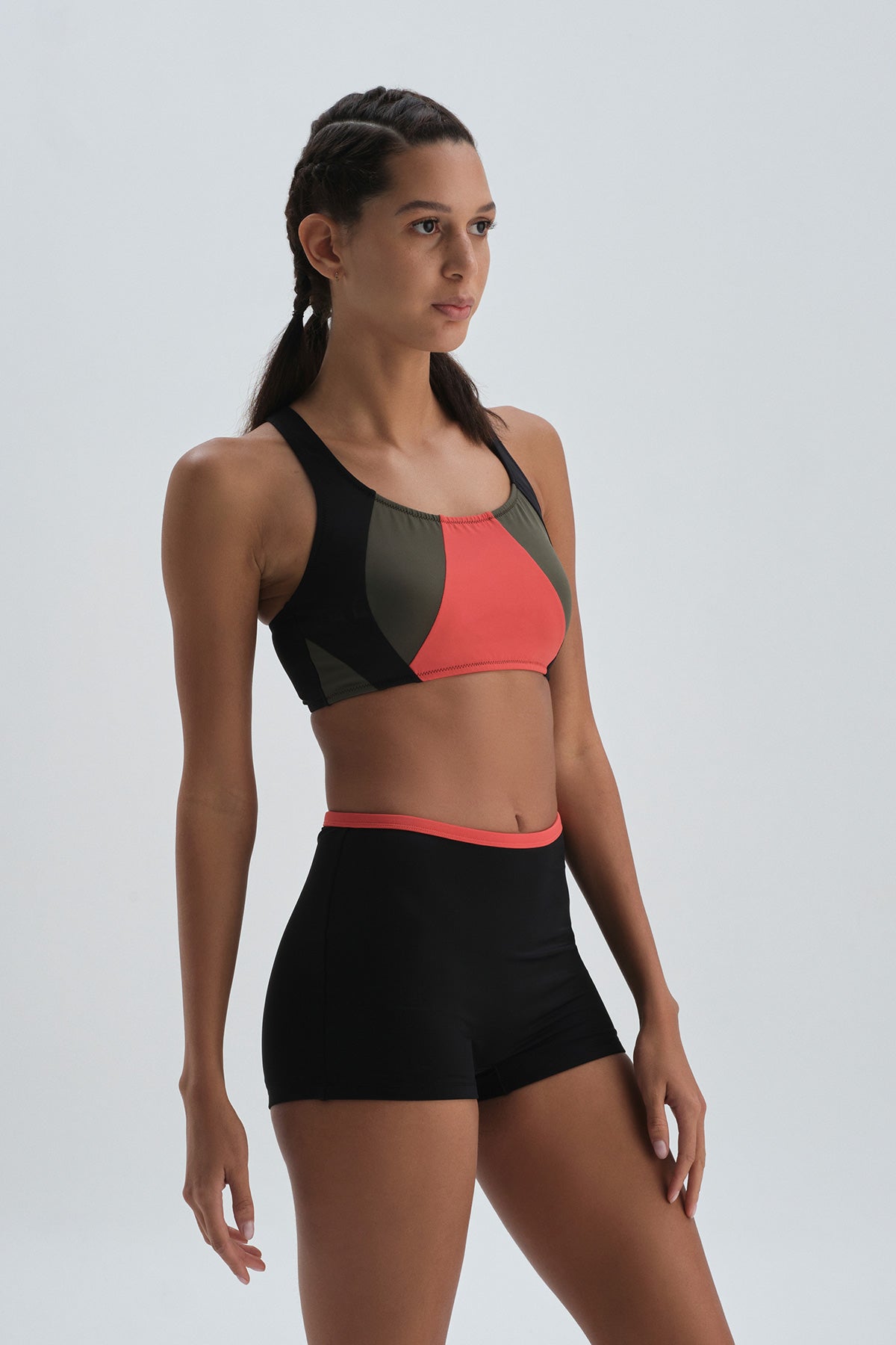 Siyah Yüzücü Bikini Üst