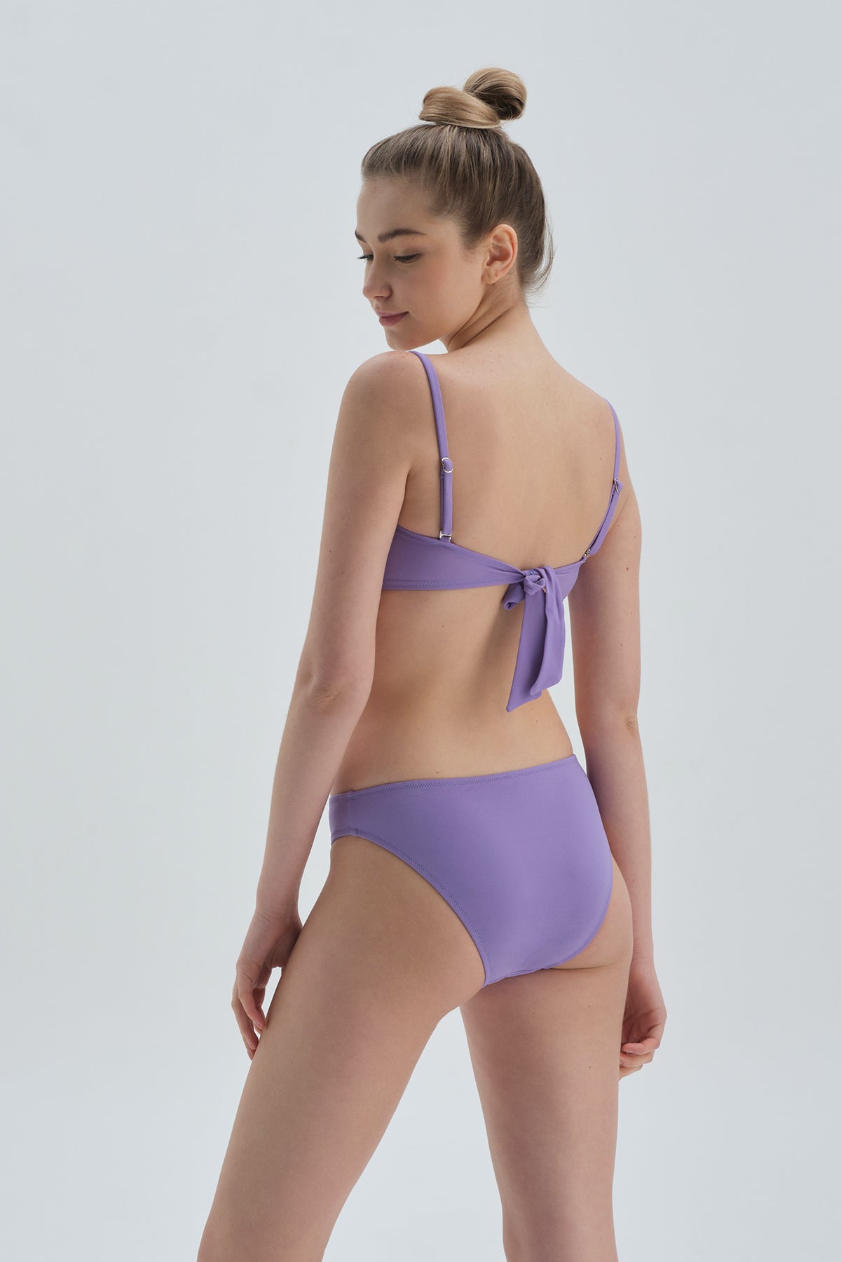 Lila Normal Bel Bikini Alt
