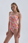 Sarı - Pembe Normal Bel - Bikini Alt