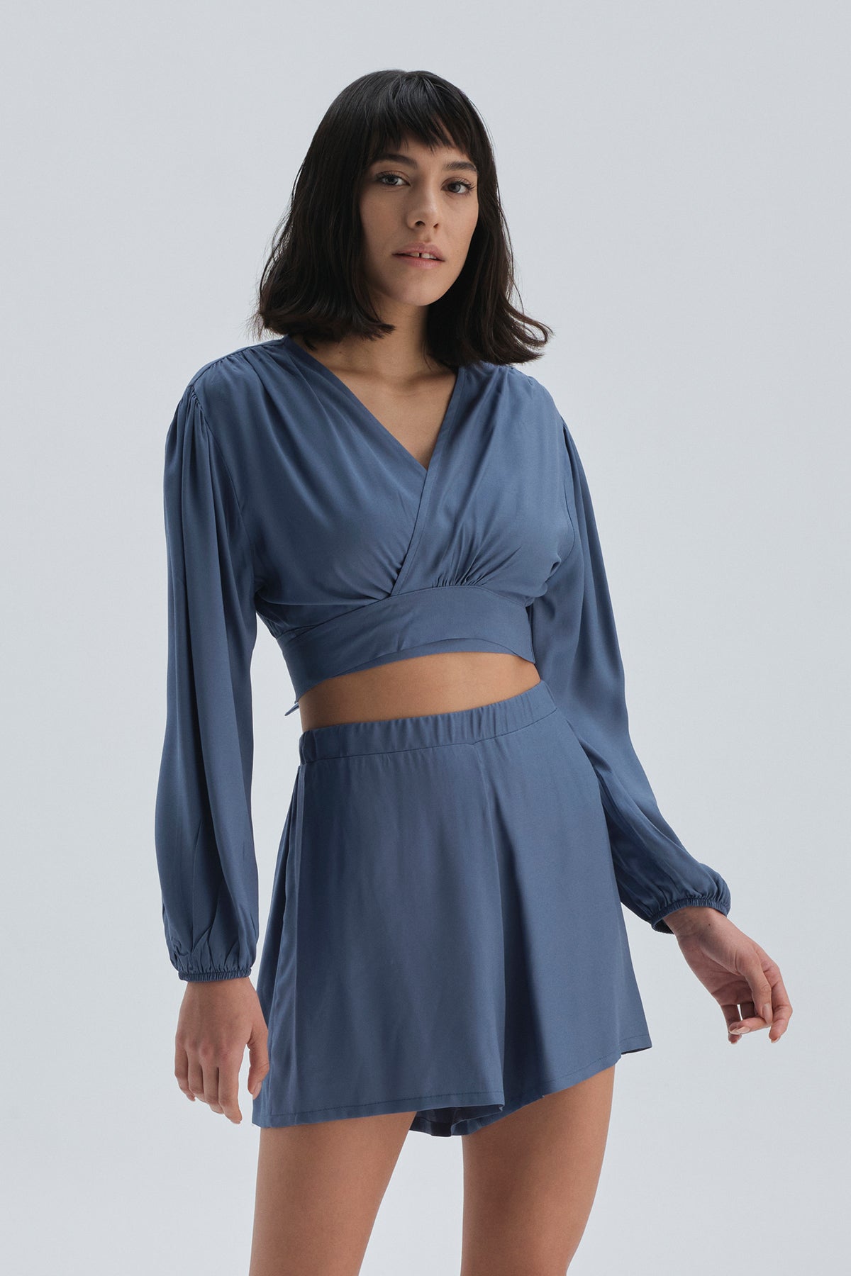 Marin Uzun Kollu Crop Pareo