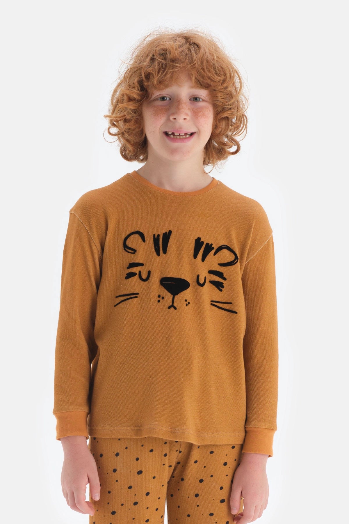 Kiremit Erkek Çocuk Baskılı Eşofman Altı