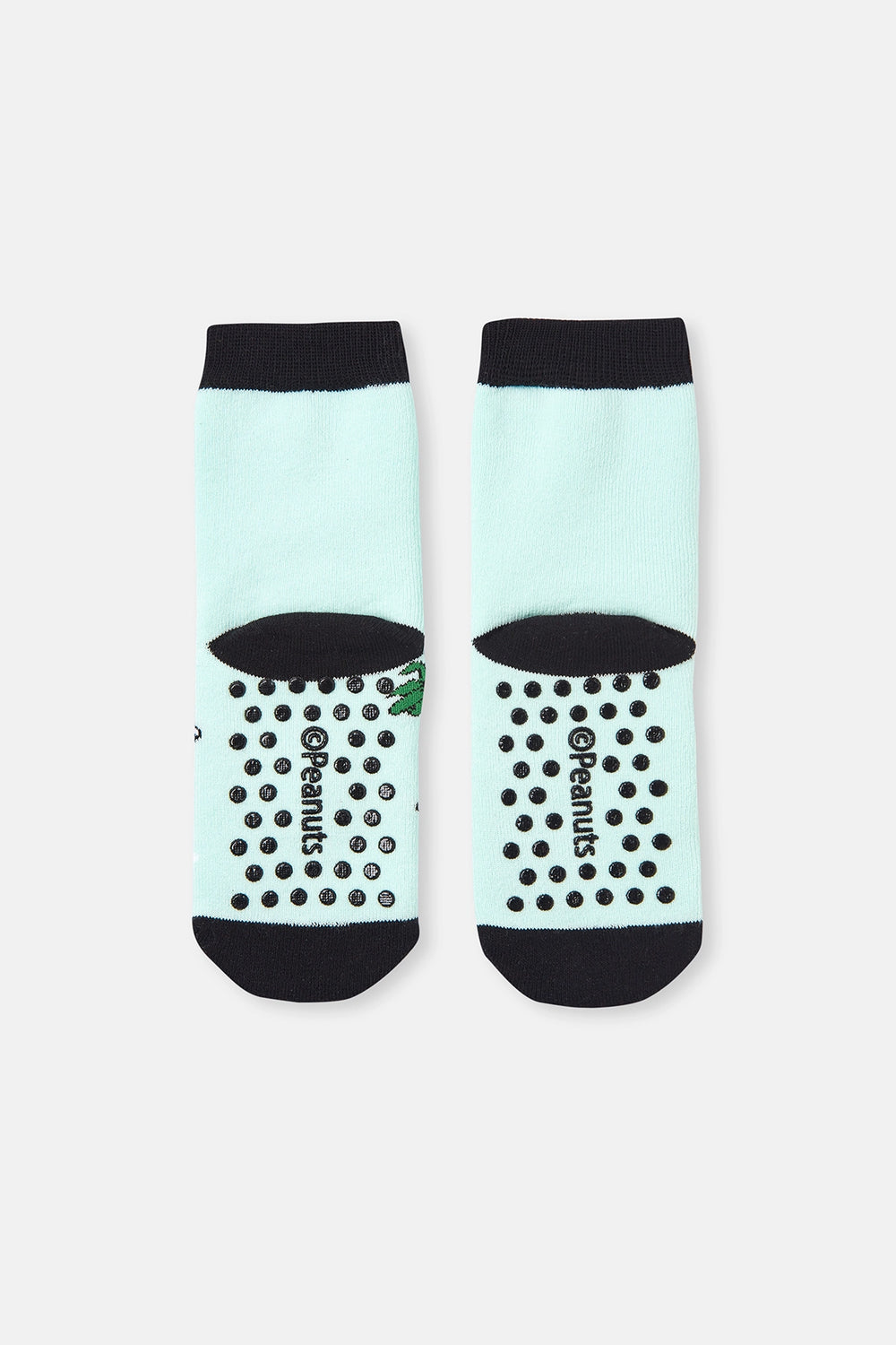 Açık Yeşil Çocuk Snoopy Havlu Çorap Brr