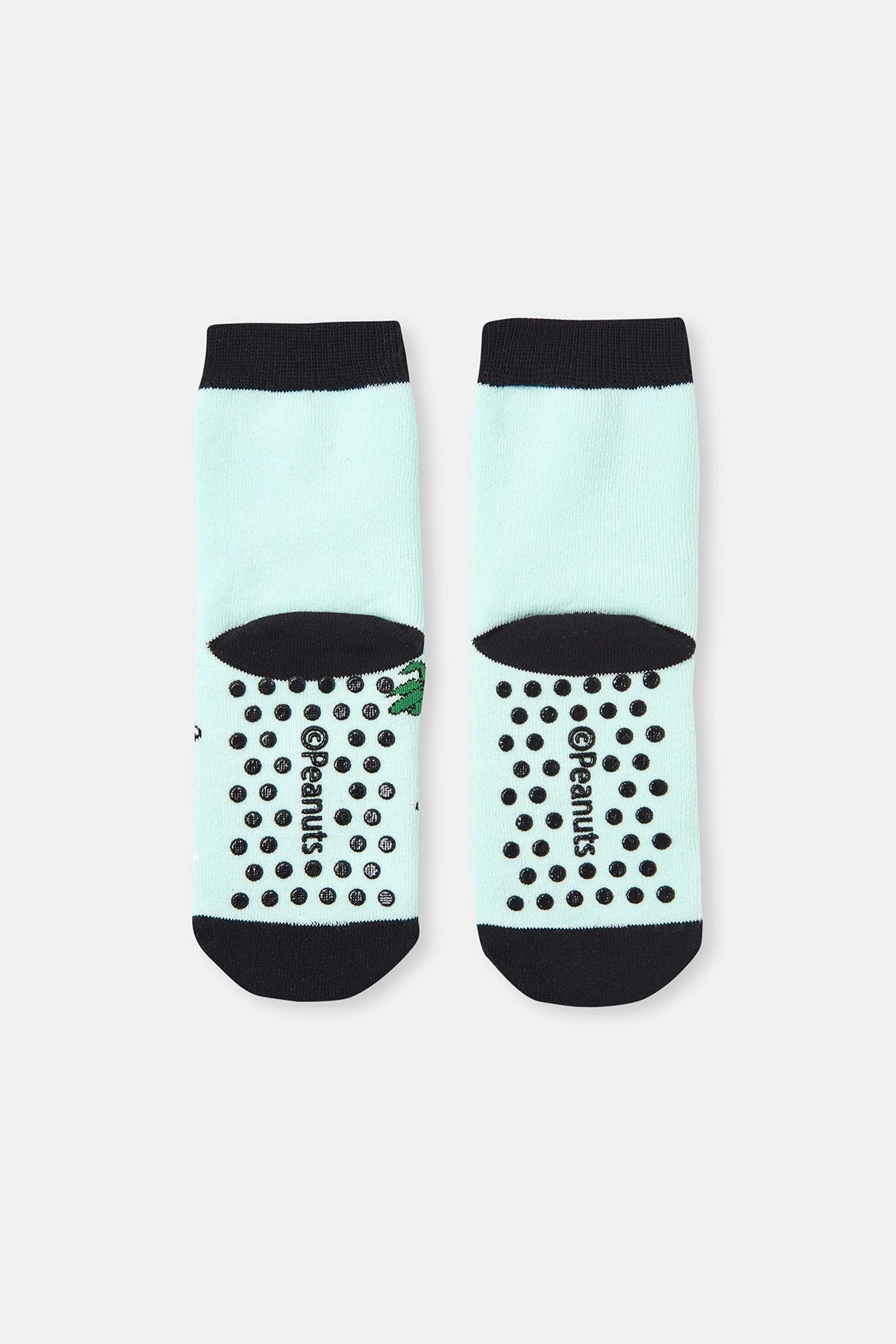 Açık Yeşil Çocuk Snoopy Havlu Çorap Brr