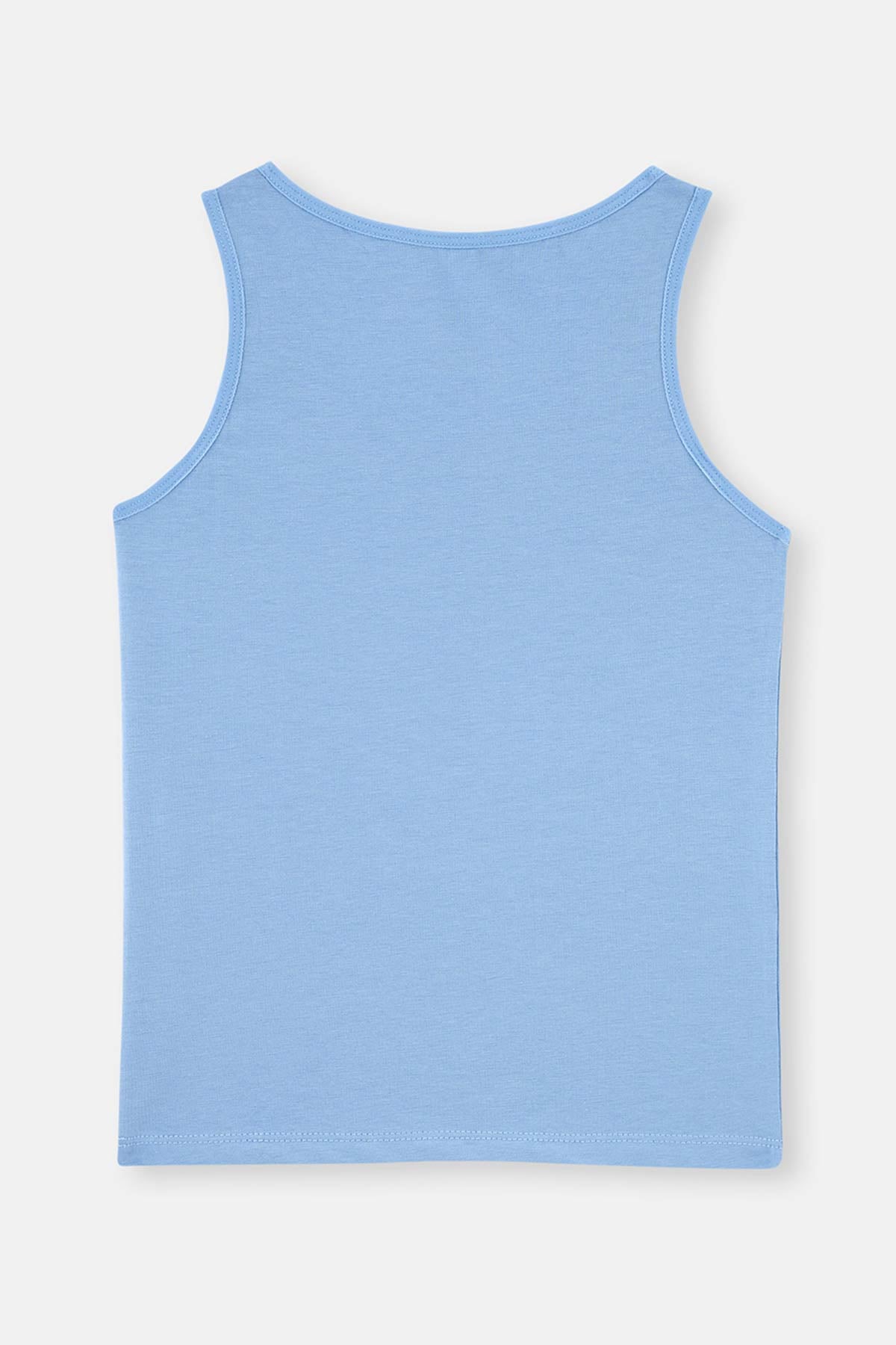 Mavi-Somon 2 Li Kalın Askılı Atlet