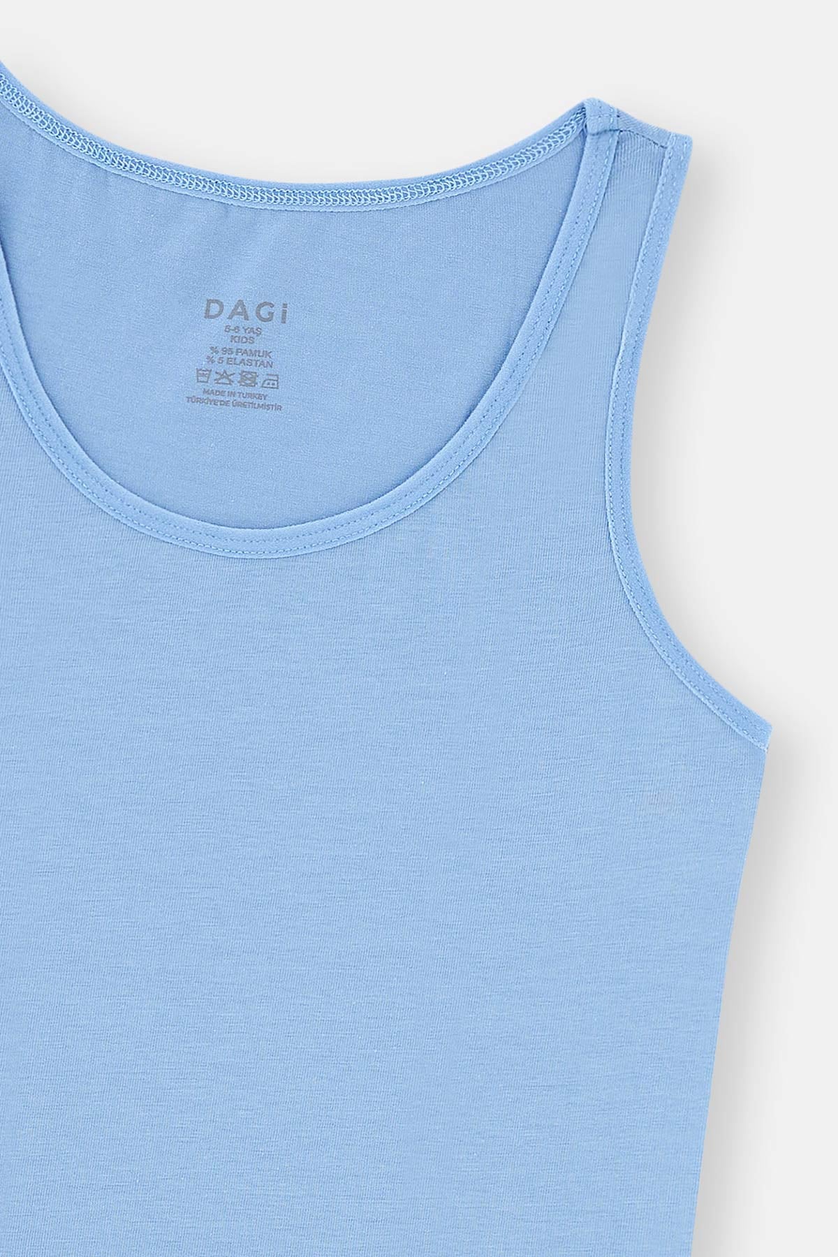 Mavi-Somon 2 Li Kalın Askılı Atlet