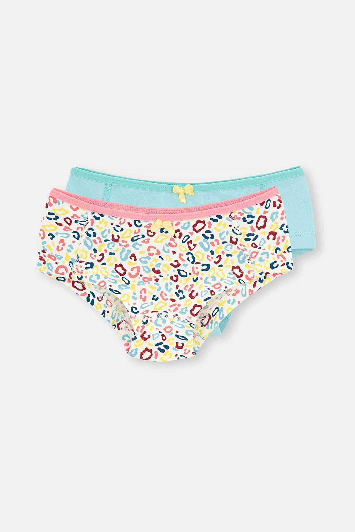 Beyaz Desenli Yeşil Desenli 2 Li Hipster