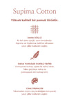 Beyaz Kısa Kollu Supima® Pamuklu T-Shirt