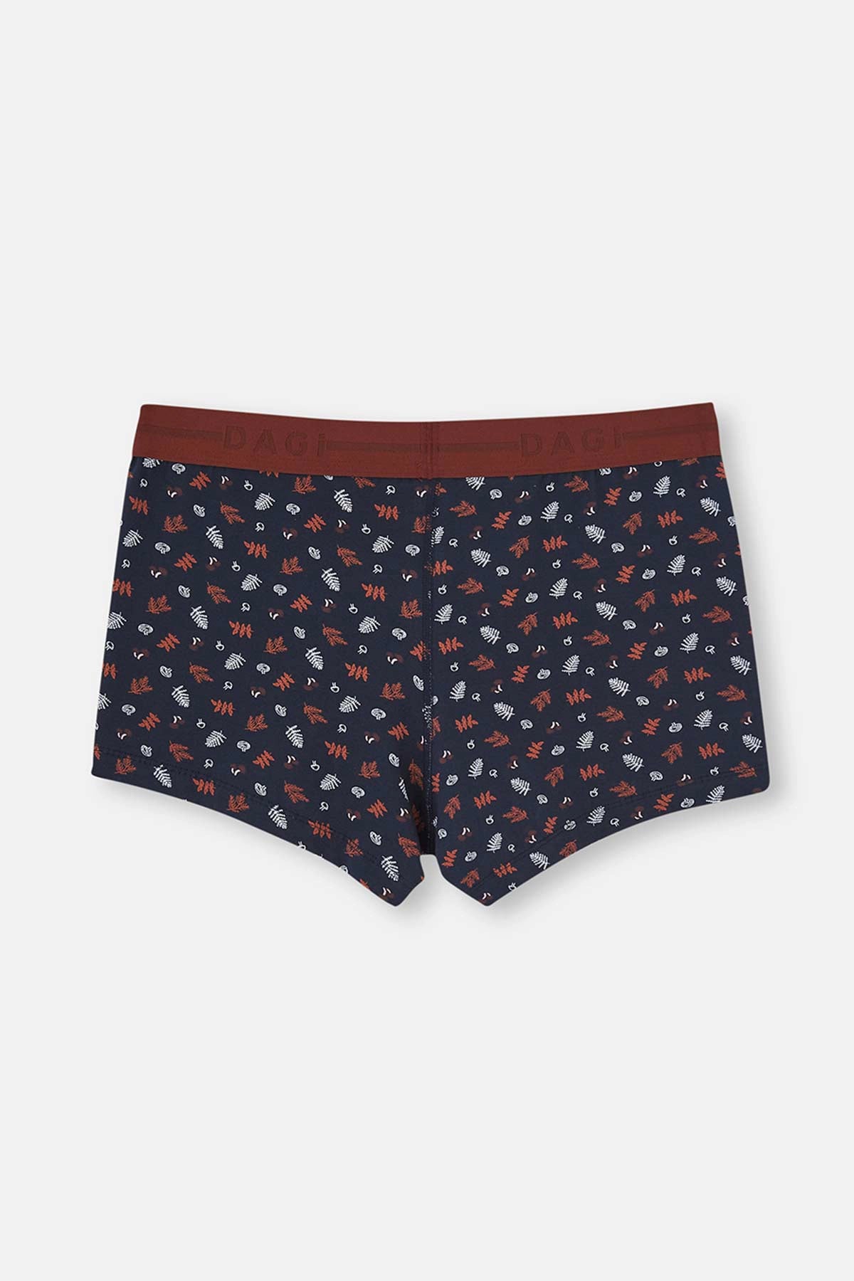 Lacivert Desenli Boxer