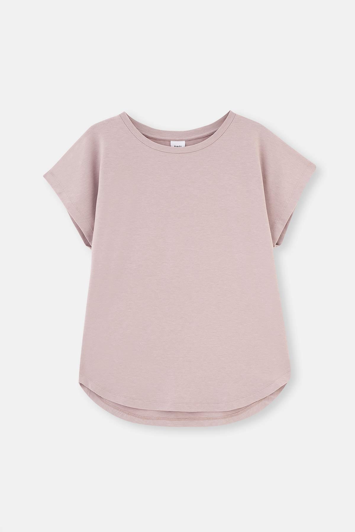 Açık Lila Basic Düşük Kollu Everfresh T-Shirt