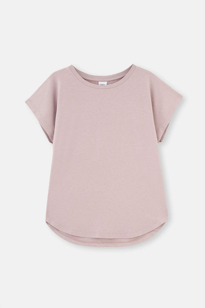 Açık Lila Basic Düşük Kollu Everfresh T-Shirt