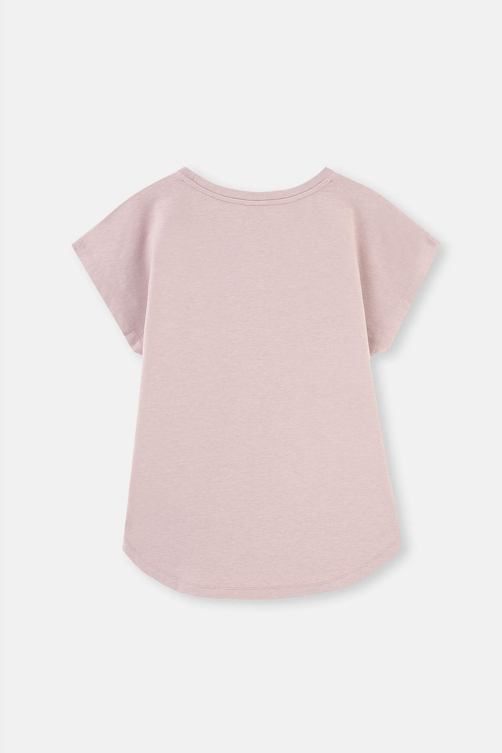 Açık Lila Basic Düşük Kollu Everfresh T-Shirt