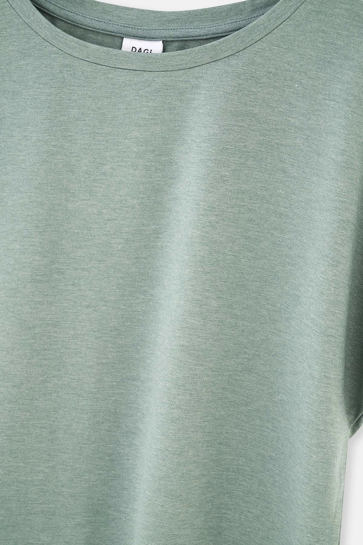 Yeşil Basic Düşük Kollu Everfresh T-Shirt