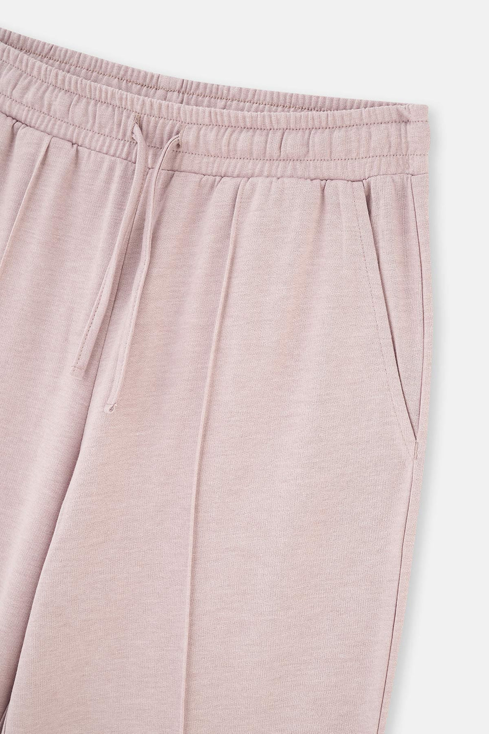 Açık Lila Bol Paça Nervür Detaylı Everfresh Eşofman Altı