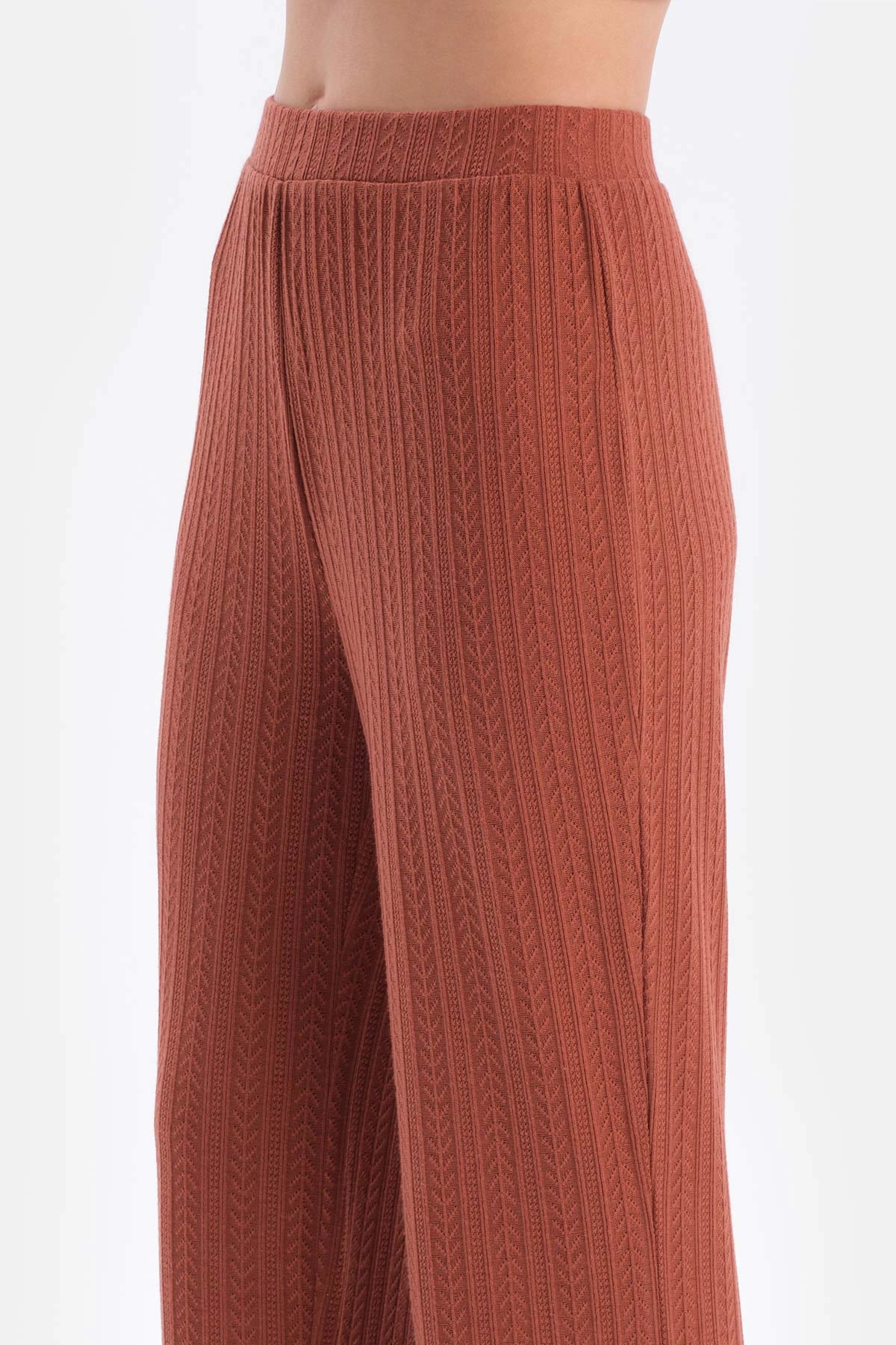 Kiremit Bol Paça Eşofman Altı