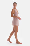 Soft Pembe Soft Dantel Detaylı Gecelik