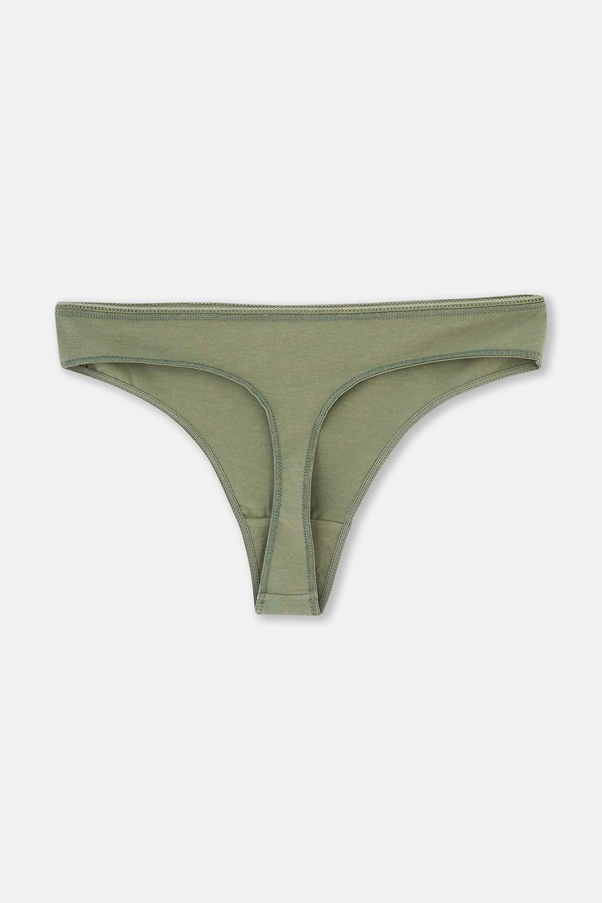 Karışık Karışık Kadın 2'Li Pamuklu Thong