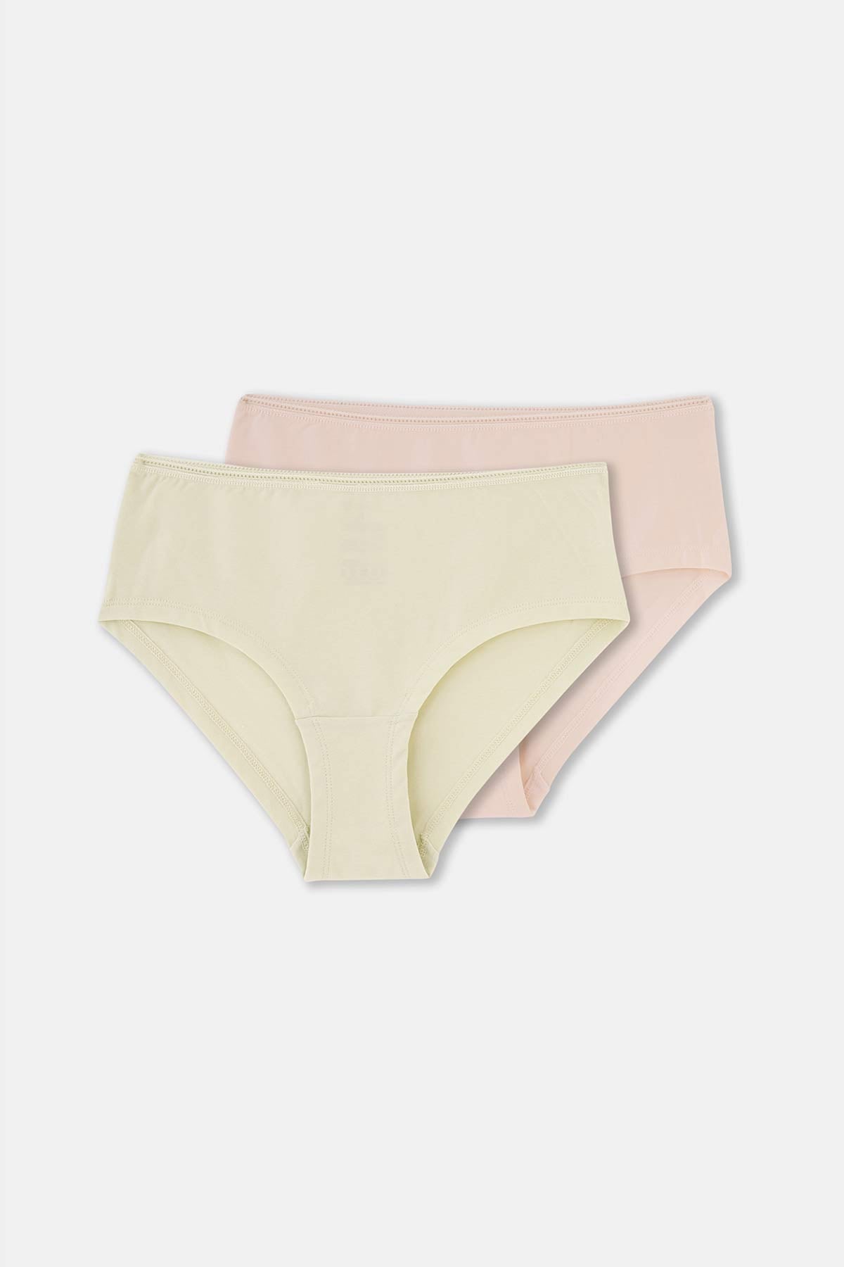 Karışık Karışık Kadın 2'Li Pamuklu Hıpster