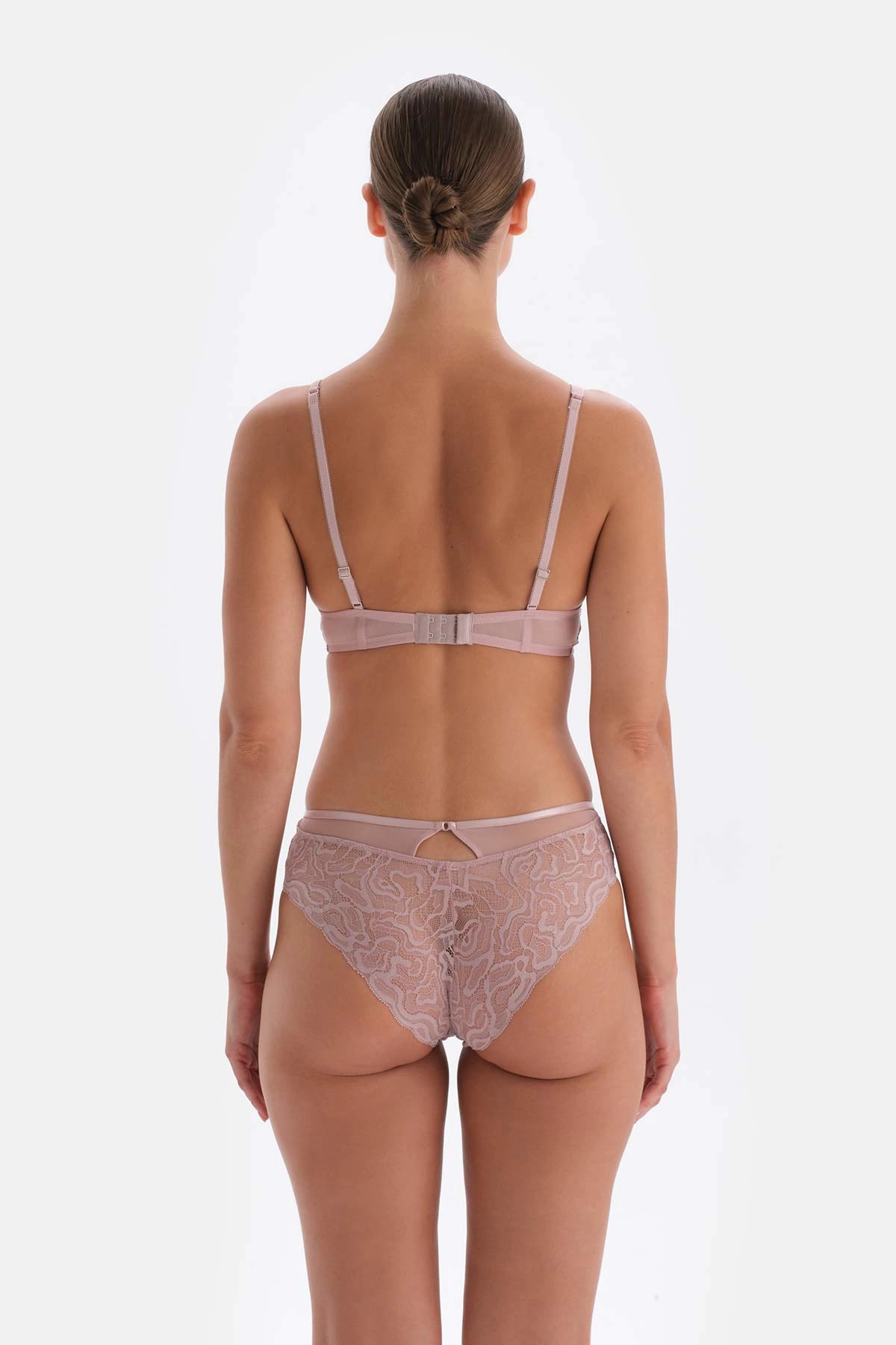 Soft Pembe Soft Dantel Detaylı Brief Külot