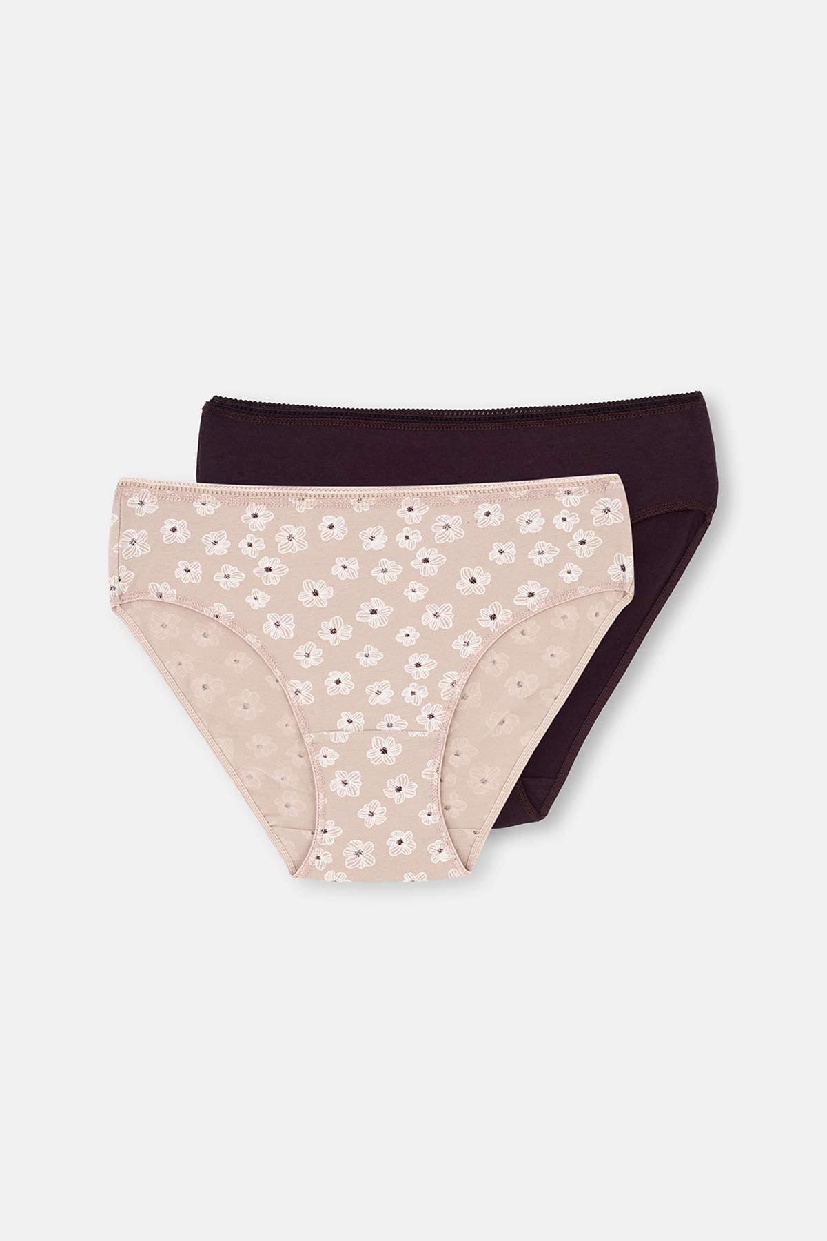 Karışık Karışık Kadın 2'Li Pamuklu Brıef