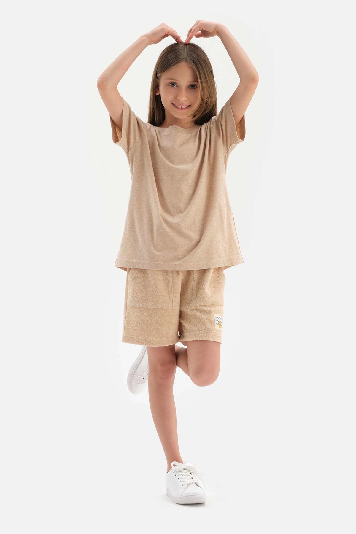 Kahverengi Doğal Renkli Yerel Tohum Pamuk Unısex Tişört