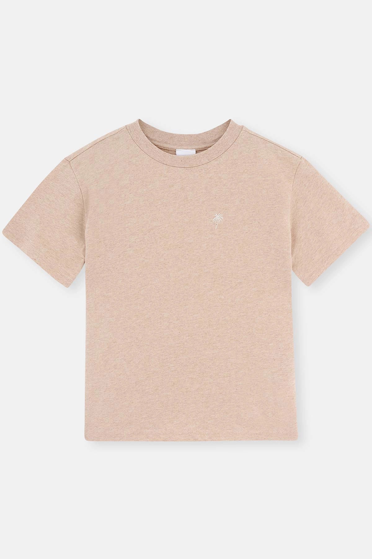 Kahverengi Doğal Renkli Yerel Tohum Pamuk Unısex Tişört