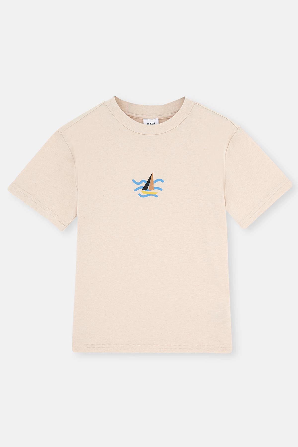 Bej Doğal Renkli Unısex Tişört