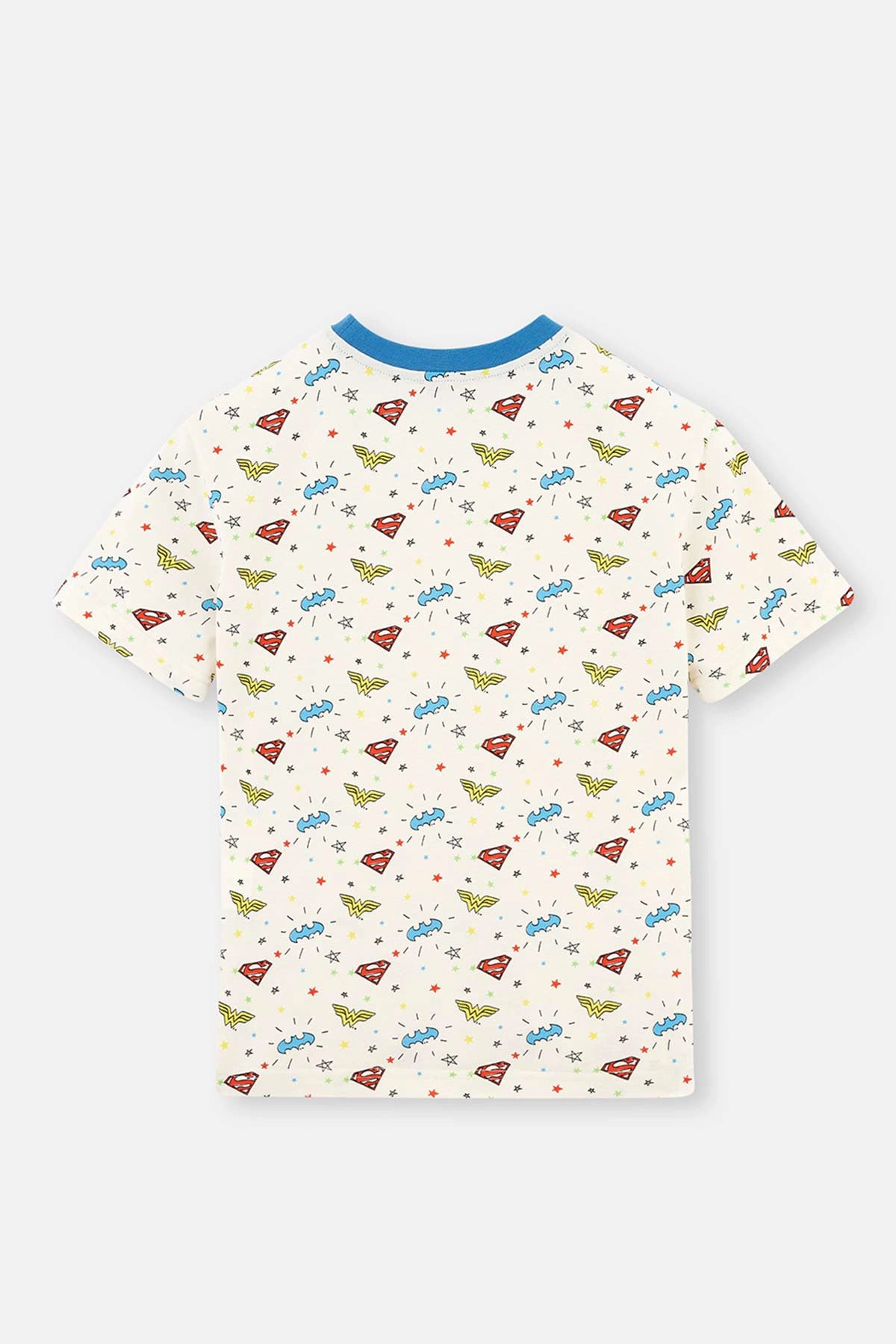 Ekru Erkek Çocuk Lisanslı Metraj Baskılı Pijama Takımı