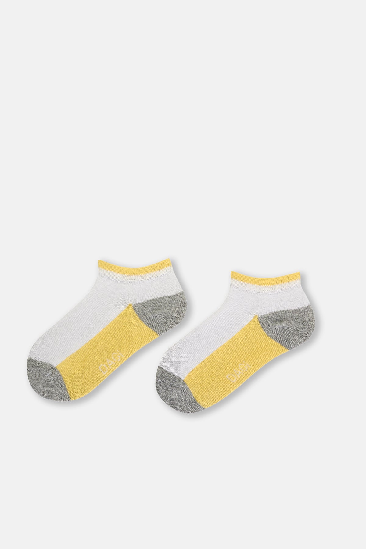 Yeşil Erkek Çocuk Blok Renkli Çorap 2'Li